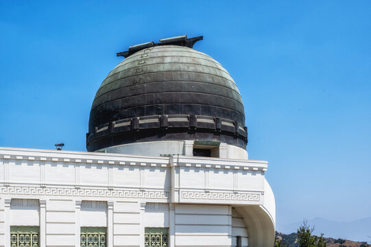 The dome at Griffith Observatory in Los Angeles, California.