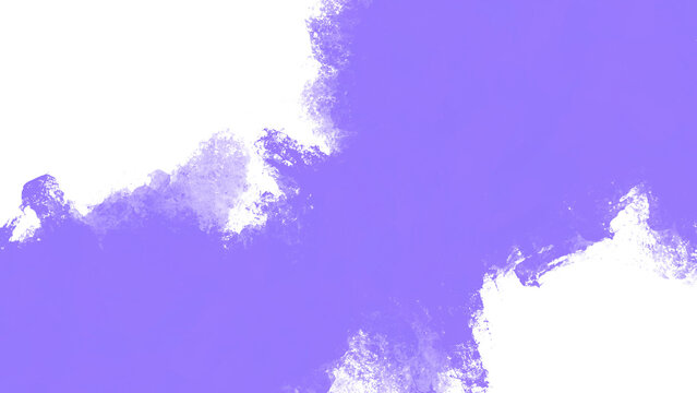 Abstract pastel violet watercolor grunge corner shape element. PNG graphic for modern bold headers, artistic geometric compositions, and creative art.
