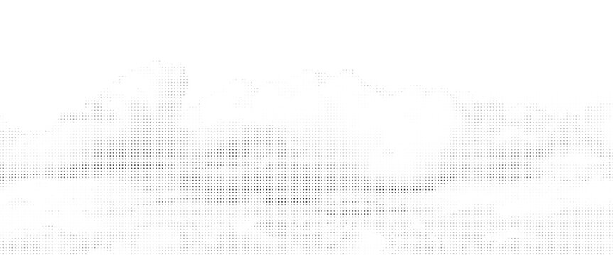 Abstract halftone pattern background with soft gradient of black dots vector illustration for graphic design, business cards, posters, banners, and web backgrounds