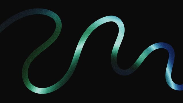 Elegant green and cyan neon wave flowing across a deep black background with luminous highlights. Ideal for futuristic technology, AI, cybersecurity, branding, gaming, websites, presentations, and dig