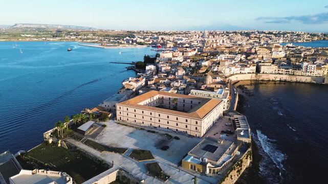 Syracuse old medieval town, Sicily Italy