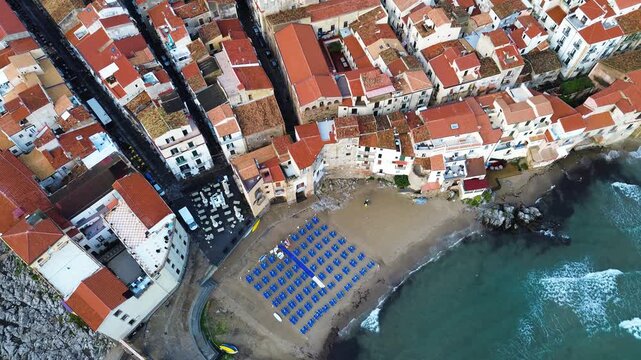 Cefalu old medieval town, Sicily Italy