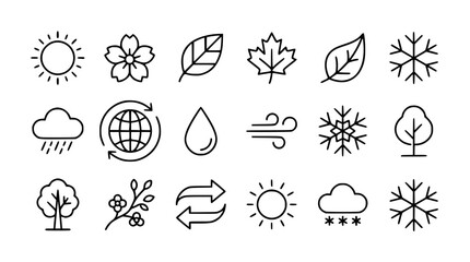 Obraz premium Corporate Development and Business Operations Line Icon Mega Set Featuring Data Analysis, Financial Progress, and Strategic Management Symbols