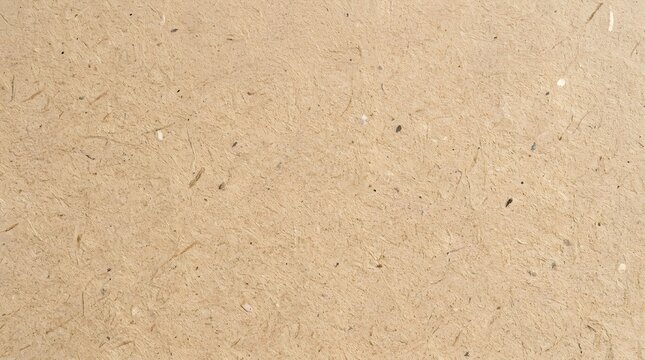 Recycled brown paper texture background kraft paper surface with natural fiber flecks and rough organic texture