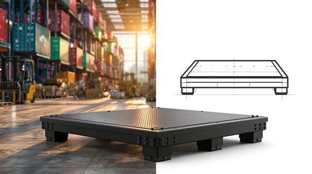 Industrial Platform for Inventory Management in Warehouse