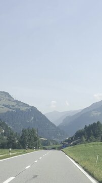 Scenic Alpine mountain landscape in northern Italy