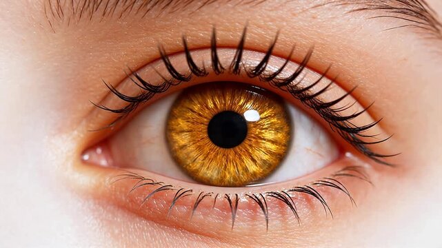 Closeup of a human eye
