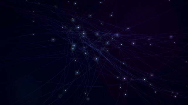 Abstract fiber optic network background with glowing lines and light point showing data transmission, broadband communication, internet connectivity, telecom infrastructure, and digital technology.