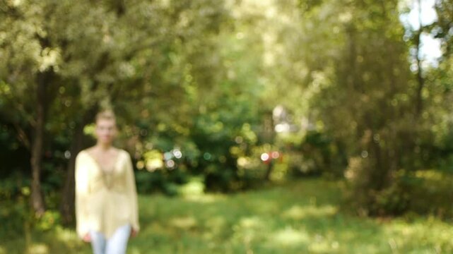 portrait young charming woman