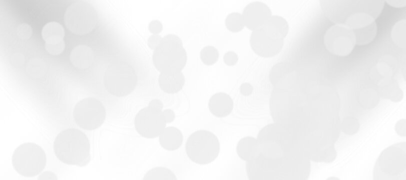 Abstract soft bokeh lights, blurred circles and glowing particles, elegant light design for banner or wallpaper isolated on transparent background