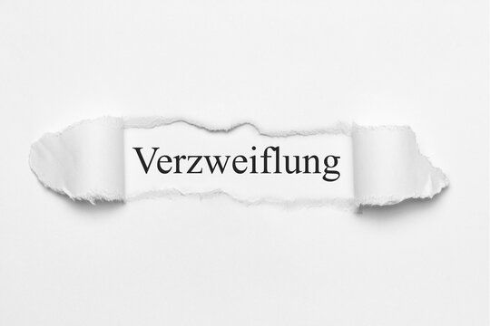Verzweiflung	
