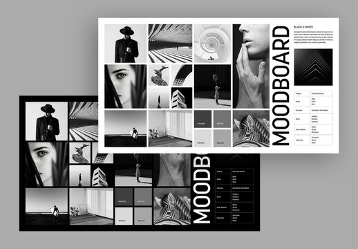 Minimal Moodboard Layout