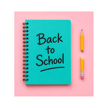 Back to School Notebook and Pencils