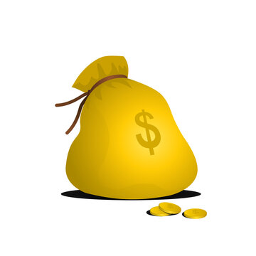 a golden sack  image