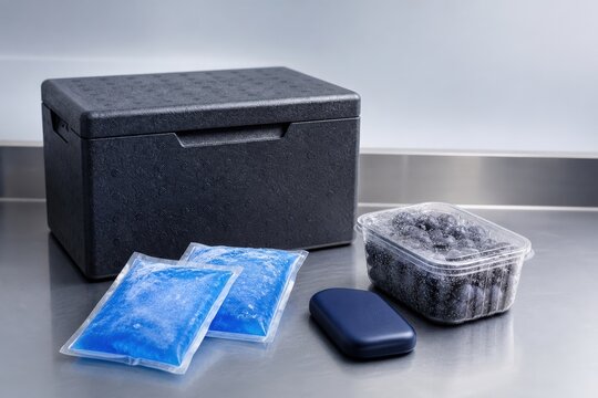 Food Cold Chain Monitoring Compact Data Logger Placed