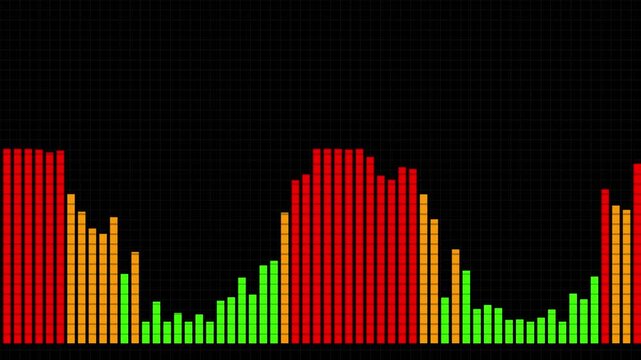 Abstract Digital Audio Pulse Seamless Loop