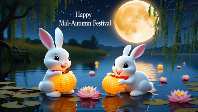mid autumn festival background