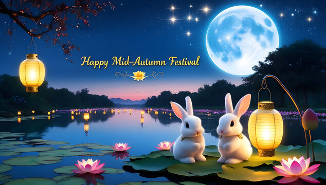 mid autumn festival background