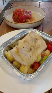Fish with vegetables