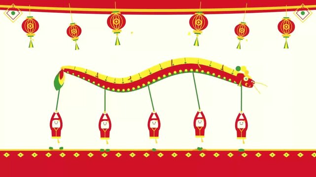 Chinese New Year-themed animated video