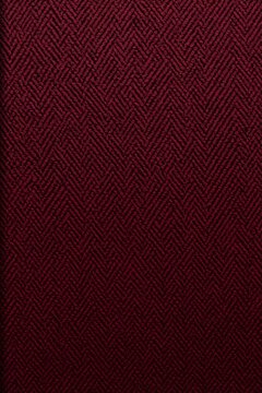 Deep burgundy red fabric texture with fine herringbone woven pattern burgundy herringbone material background