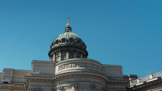 Kazan cathedral dome in st. Petersburg, russia