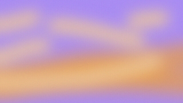 Purple and orange grainy gradient background with soft mashed texture for modern design.