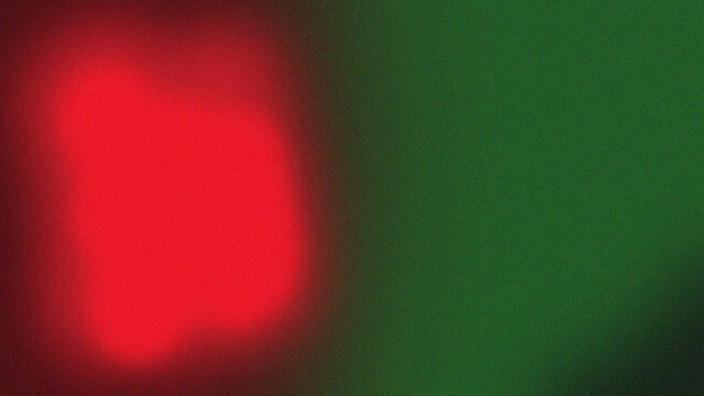 Abstract Red and Green Grainy Gradient Background Texture