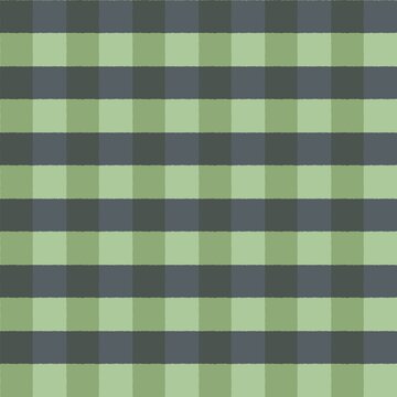 Slate blue sage green gingham check seamless pattern with woven grid texture for moody rustic farmhouse upholstery fabric, vintage wallpaper, and modern kitchen decor