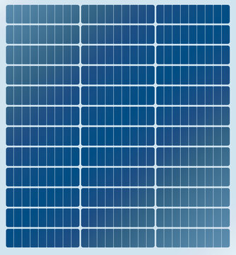 Blue Solar Module Isolated Element