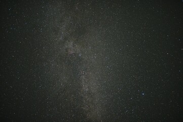 Obraz premium Night sky presenting vast milky way galaxy stars