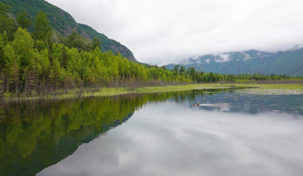 Mountain reflection
