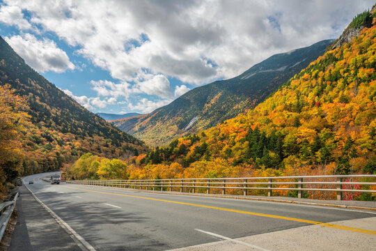 Crawford Knob State Park in Autumn - New Hampshire 