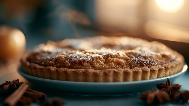 Delicious homemade apple tart