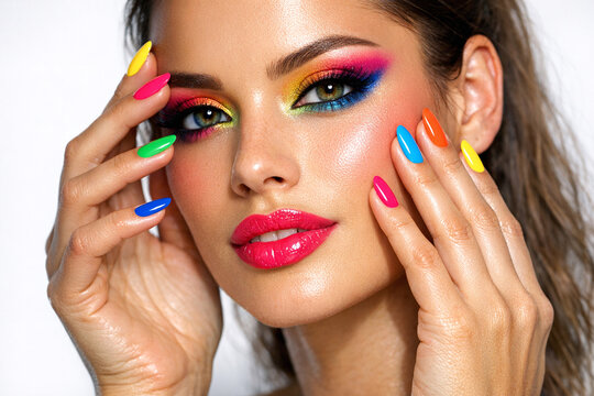 Colorful Makeup Look