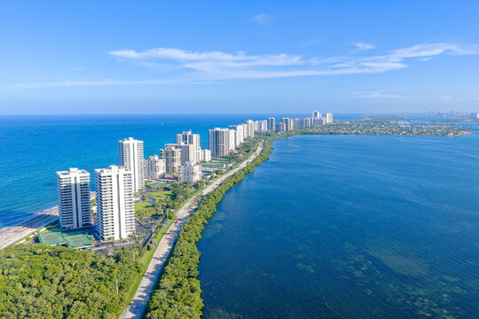 aerial view of Singer Island