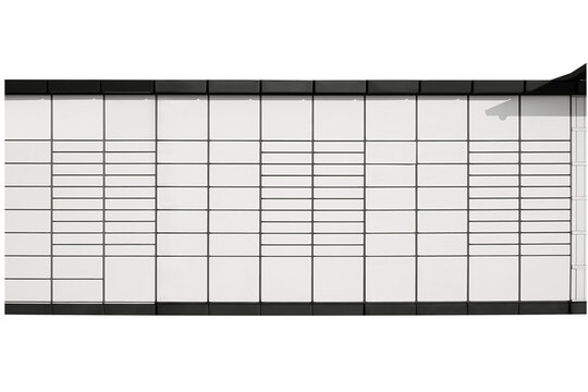 Parcel locker on transparent background, png. Delivery service