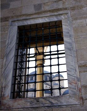 window in the mosque