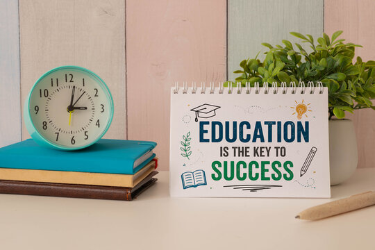 Education Is the Key to Success - Learning and Academic Achievement Concept.