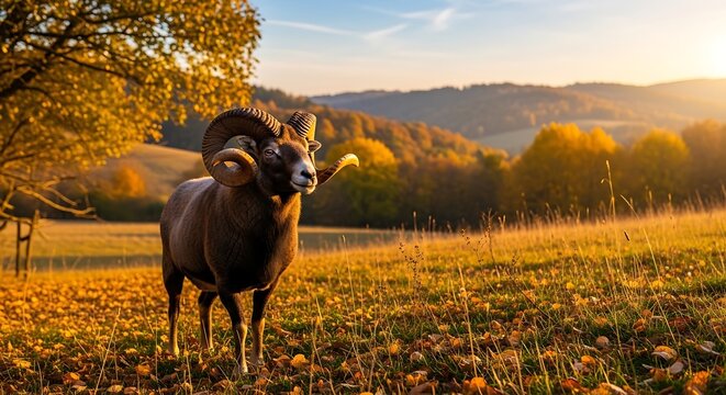 black sheep in the mountains