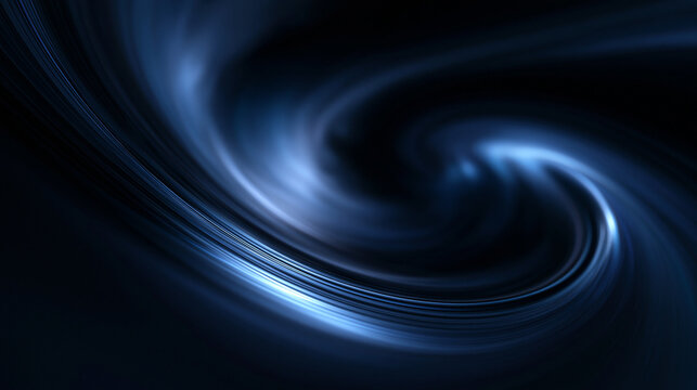 Abstract Glowing Blue Light Swirl Dynamic Wave Background