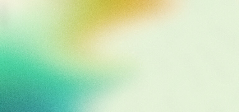 Grainy green orange gradient background beige turquoise noise texture abstract header, banner, wallpaper, cover, poster, backdrop design