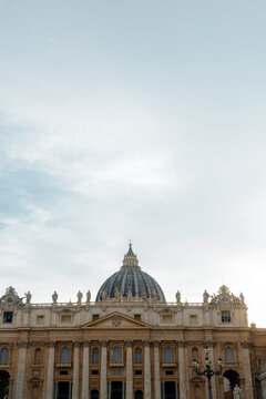 Saint Peters Basilica Beneath Sky