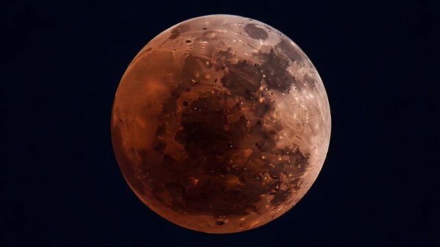 Immersive 3D render of a mysterious, distant planet or moon, highlighting its detailed, rugged, and cratered surface against the deep, dark void of outer space.