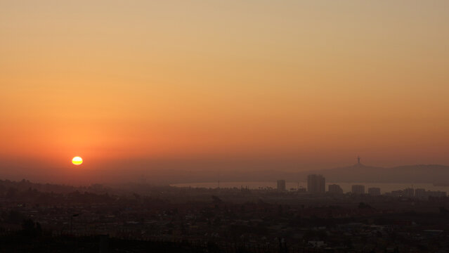 Foto Puesta de sol en La Serena city 01