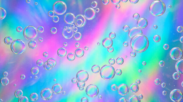 Gradient bubble background subtle abstract design