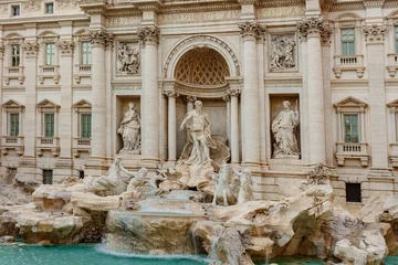 Trevi Fountain Sculptures in Rome © Anna Om