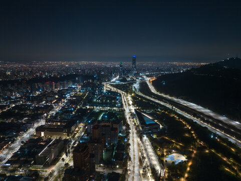 Foto Santiago de Noche, Chile 18