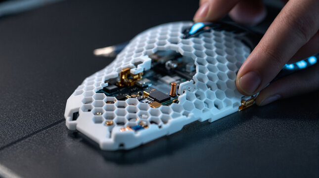 Geekend Custom Mechanical Mouse Modding and Hardware Repair on Computer Peripheral