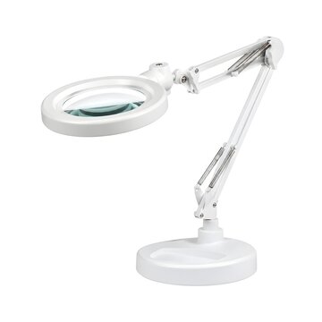 Adjustable Magnifying Lamp for Reading Crafts Detailed Work Low Vision Support and Comfortable Desktop Use